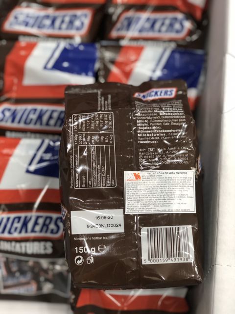 Socola Snicker Miniatures 150g