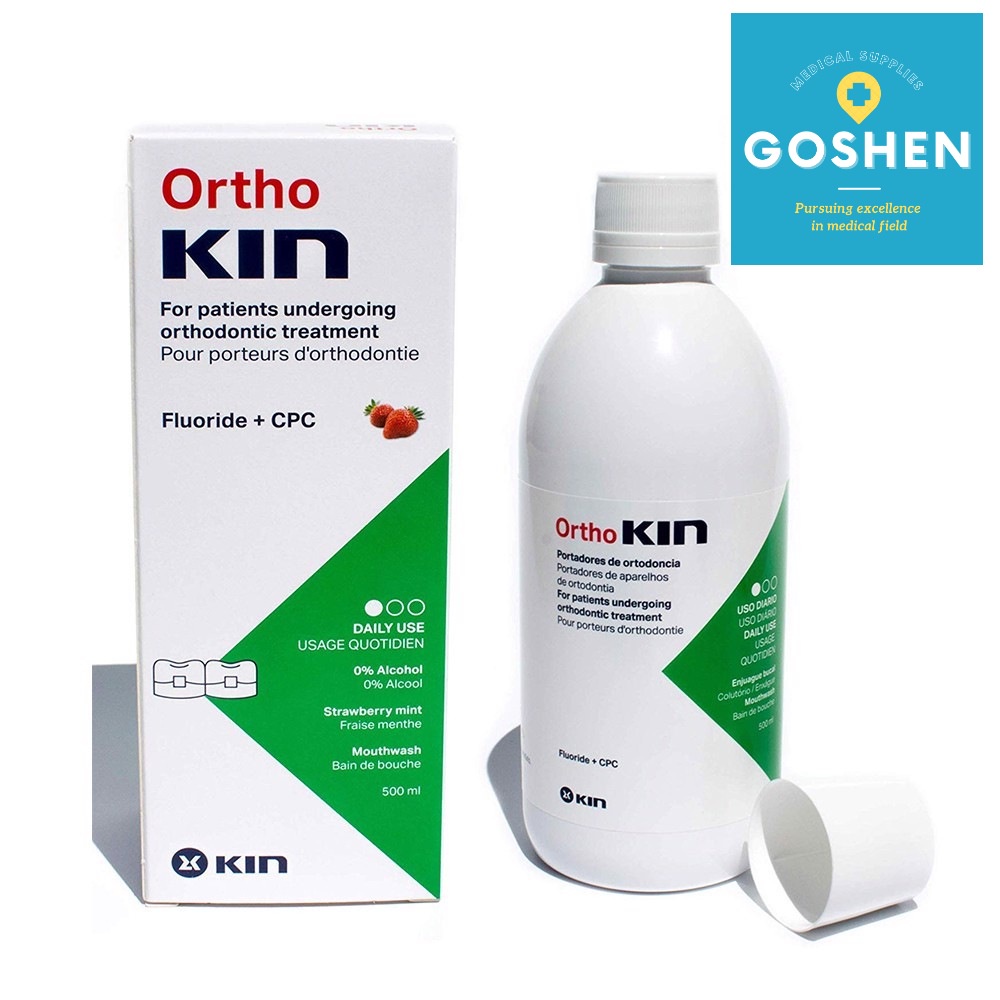 Nước súc miệng Ortho Kin cho răng niềng 500ml