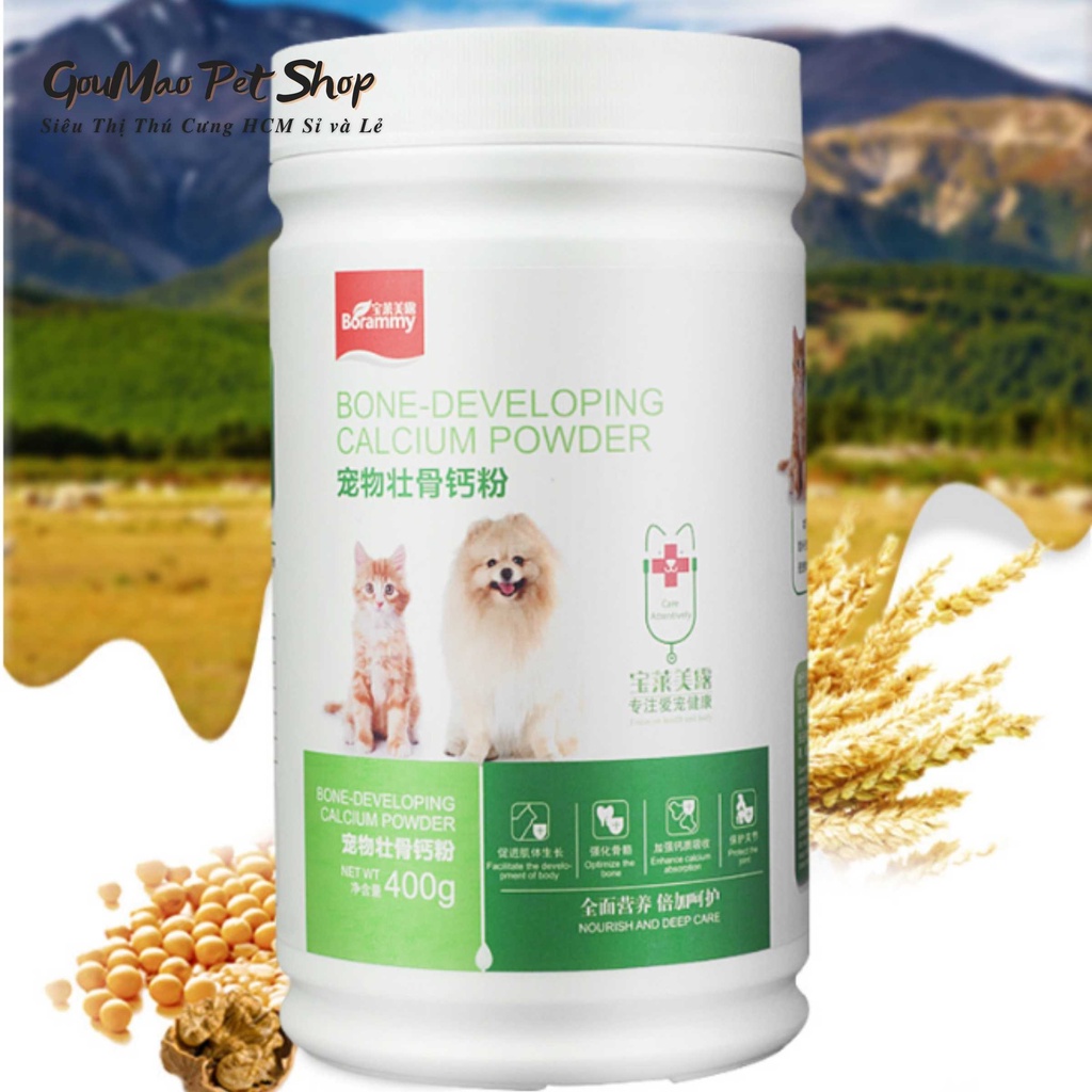 sữa / Bột bổ sung canxi cho chó và mèo thương hiệu borammy - goumao pet