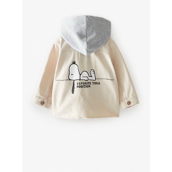 Áo khoác kaki Snoppy Zara