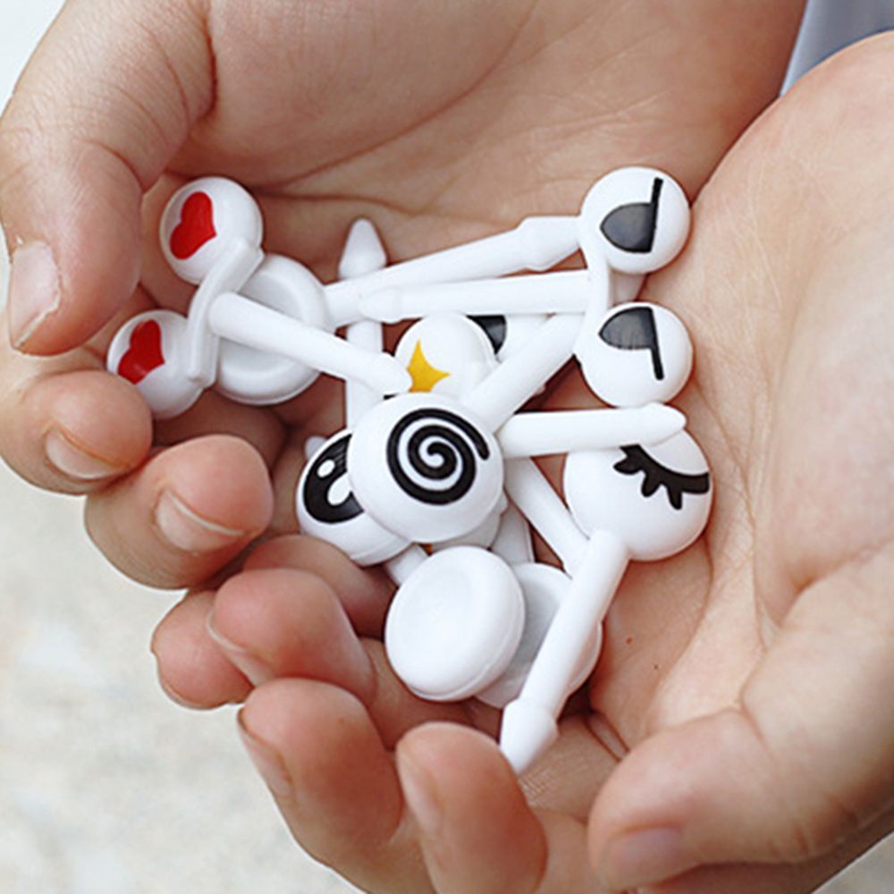 Bộ 10 nĩa ăn trái cây hình con cá hoạt hình dễ thương