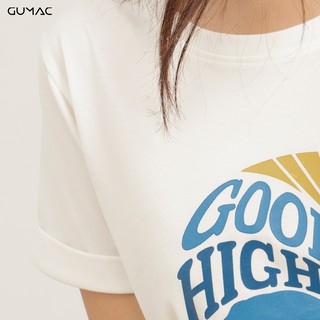 Áo thun Good VIBES GUMAC ATA434_TRANG