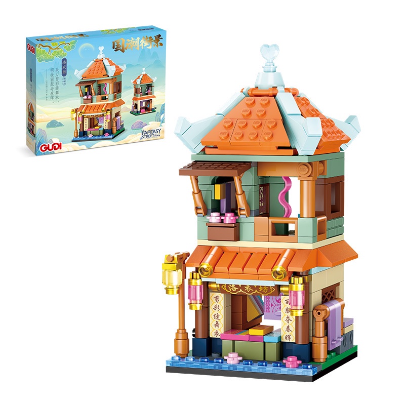 Mô Hình Đồ Chơi Lắp Ráp Đường Phố Jing Lanxinyuan Trung Hoa 51005-10