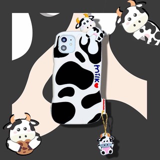 [KÈM DÂY]Ốp lưng iphone Con bò 3D N37