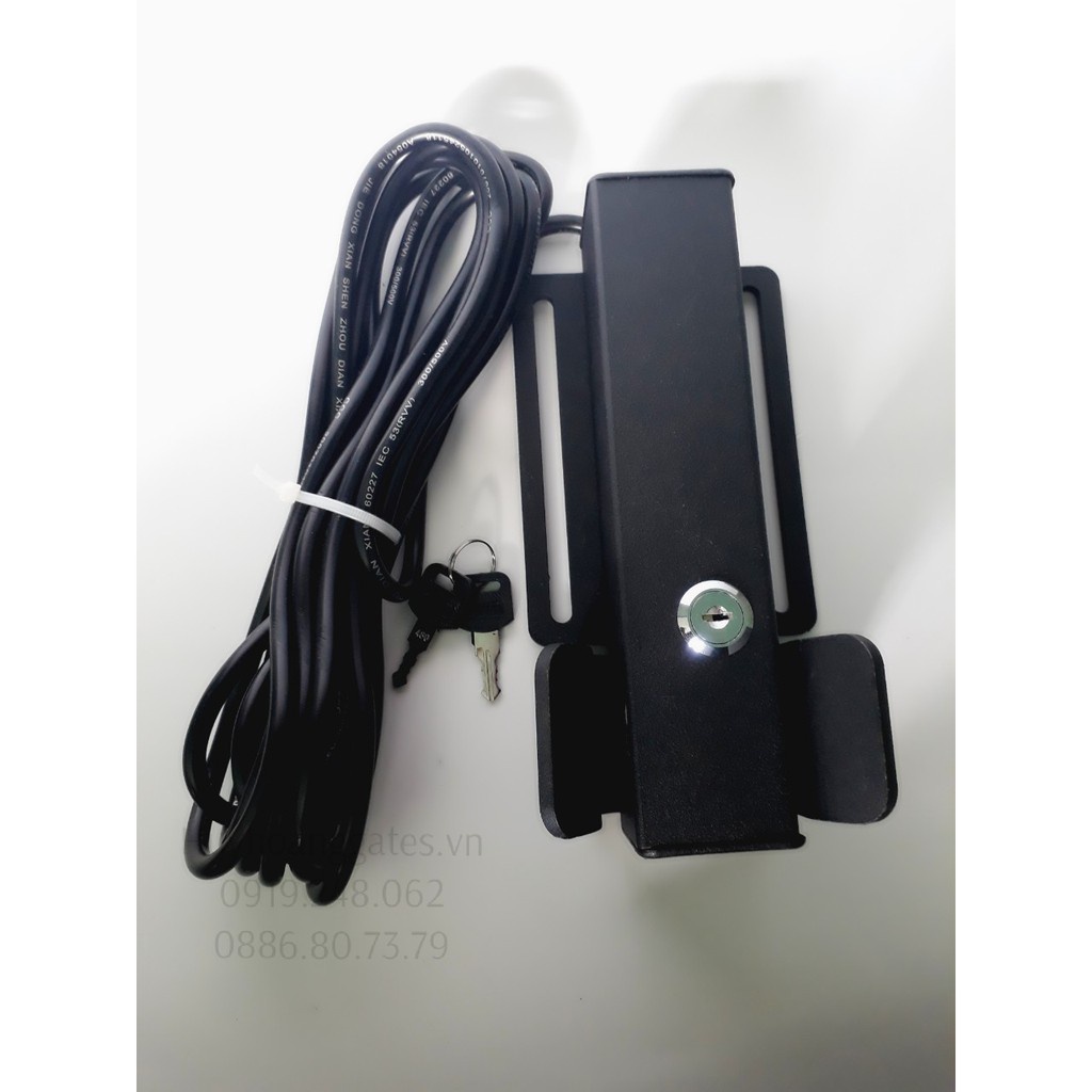 ✼℗✑Khóa cửa cổng cánh tay đòn, chốt ngang swing gate lock - điện 12V, 24V