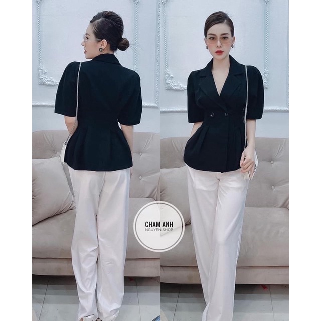 Áo vest tay bồng bo eo | BigBuy360 - bigbuy360.vn