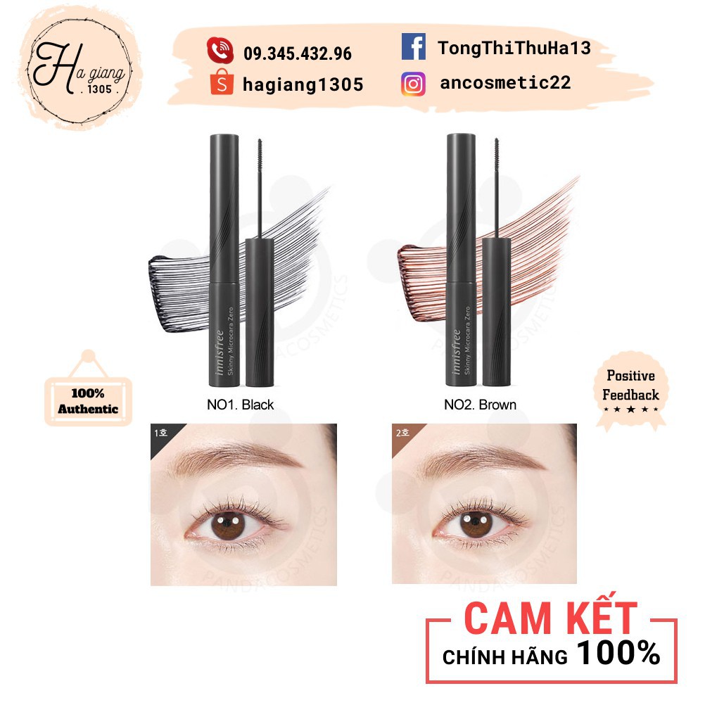 dts1936   Mascara Innisfree siêu mảnh Skinny Microcara Zero 64 | BigBuy360 - bigbuy360.vn