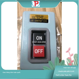 Công tắc nút nhấn on off 3 pha 30a cbsn-330