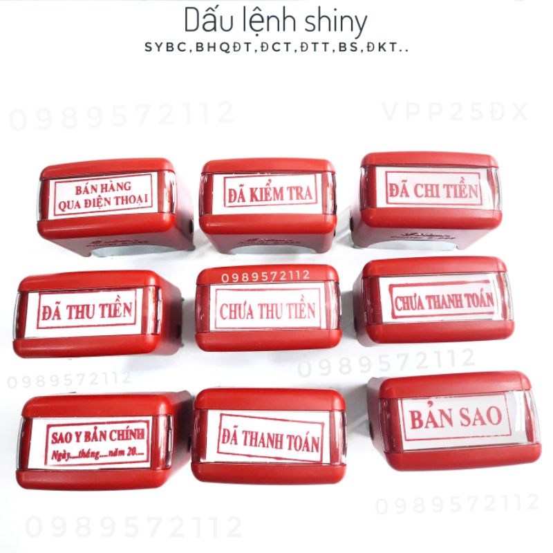 Dấu shiny-dấu Bán Hàng Qua điện thoại-dấu Sao y Bản Chính-dấu Đã thu t