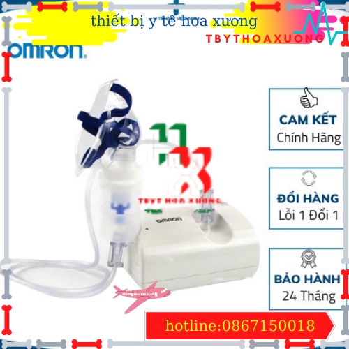 [Hàng Chính Hãng] Máy Xông Khí Dung Omron NE-C801 Bảo Hành 24 Tháng