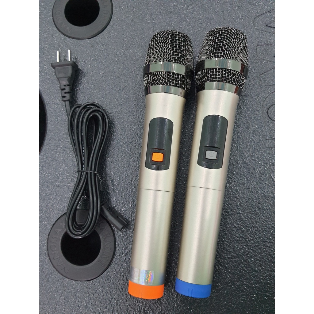 Loa Kéo Karaoke Nanomax Bluetooth KS-12F3 2022 Bass 30 Tặng 2 Mic Đọc Được Usb Thẻ Nhớ Công Suất 500w Có Bánh Xe Cao cấp