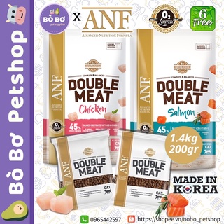 Hạt thức ăn hữu cơ anf double meat nhân đôi thịt tươi cho mèo 200gr - 1.4kg
