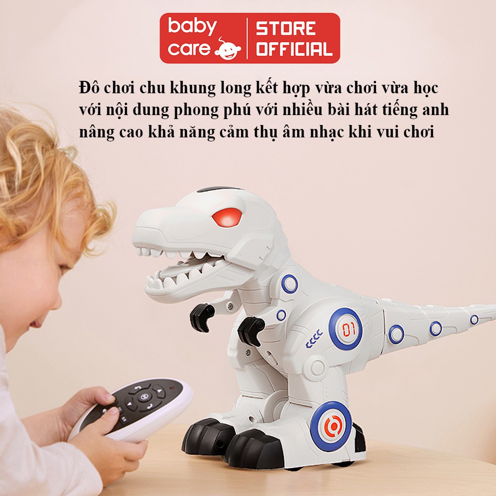 Robot khủng long bạo chúa điều khiển từ xa BC BABYCARE đồ chơi công nghệ thông minh cho bé - BC7057