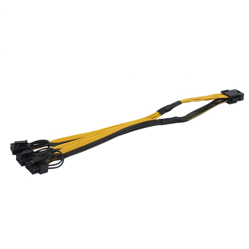 Cáp Chuyển Đổi Nguồn Từ ATX 12V CPU 8 Pin Sang 3X 8Pin (6+2) Pin PCI-E Male Thẻ