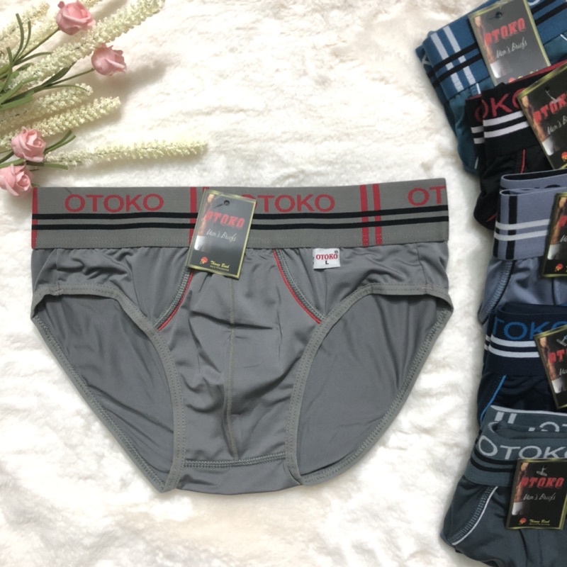 Set 6 Quần lót nam lưng cao thun lạnh, quần sịp nam tam giác xuất nhật