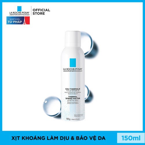 [Mã FMCGMALL -8% đơn 250K] Nước xịt khoáng làm sạch và làm dịu cho da nhạy cảm La Roche-Posay Thermal Spring Water 150ml | WebRaoVat - webraovat.net.vn