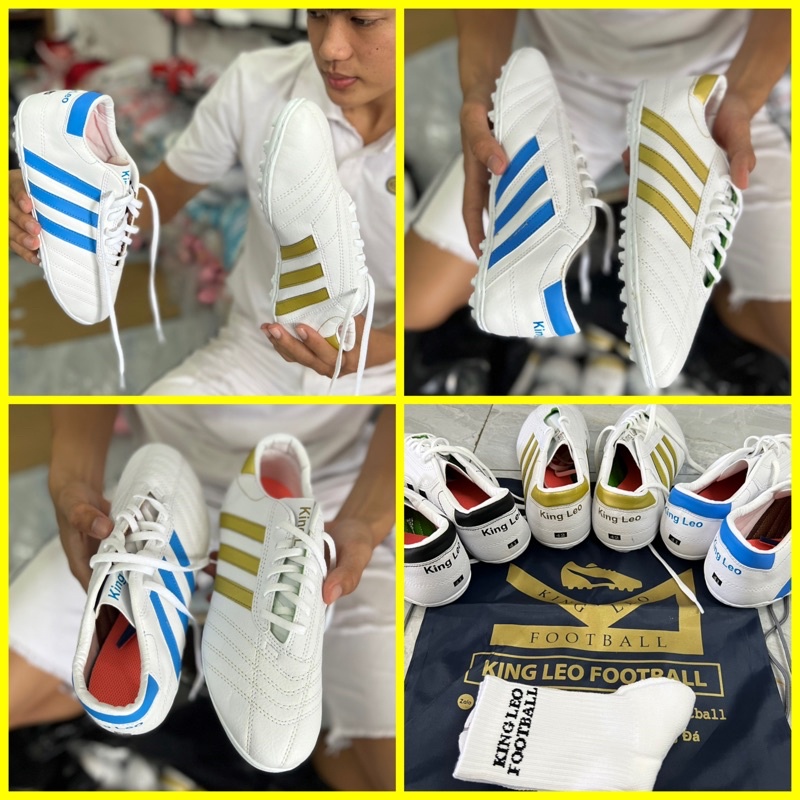 Giày Bóng Đá,Giày 3 Sọc CT3 Chính Hãng Dành Cho Nam- King Leo Football