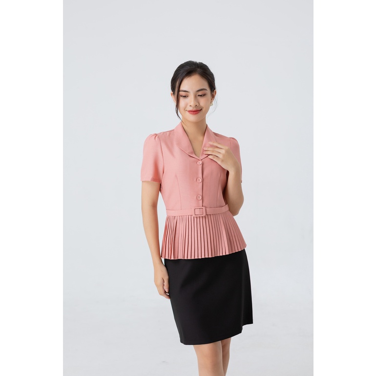 ÁO PEPLUM XẾP LY 5674