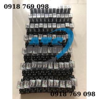 Rơ le trung gian  8 chân 14 chân bao gồm đế