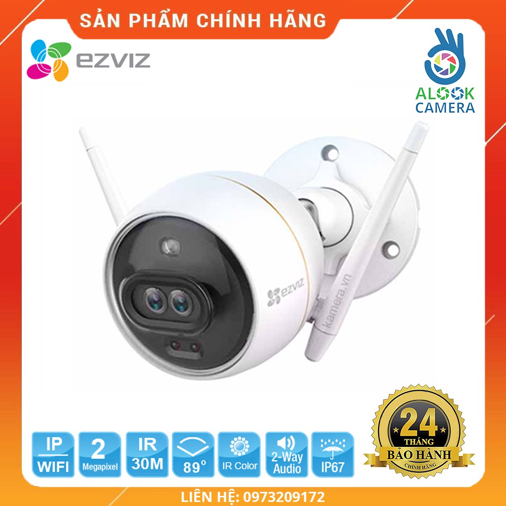 HÃNG CHÍNH HÃNG_Camera EZVIZ Outdoor CS-C3N-A0-3H2WFRL ( C3N )-BẢO HÀNH 24 THÁNG