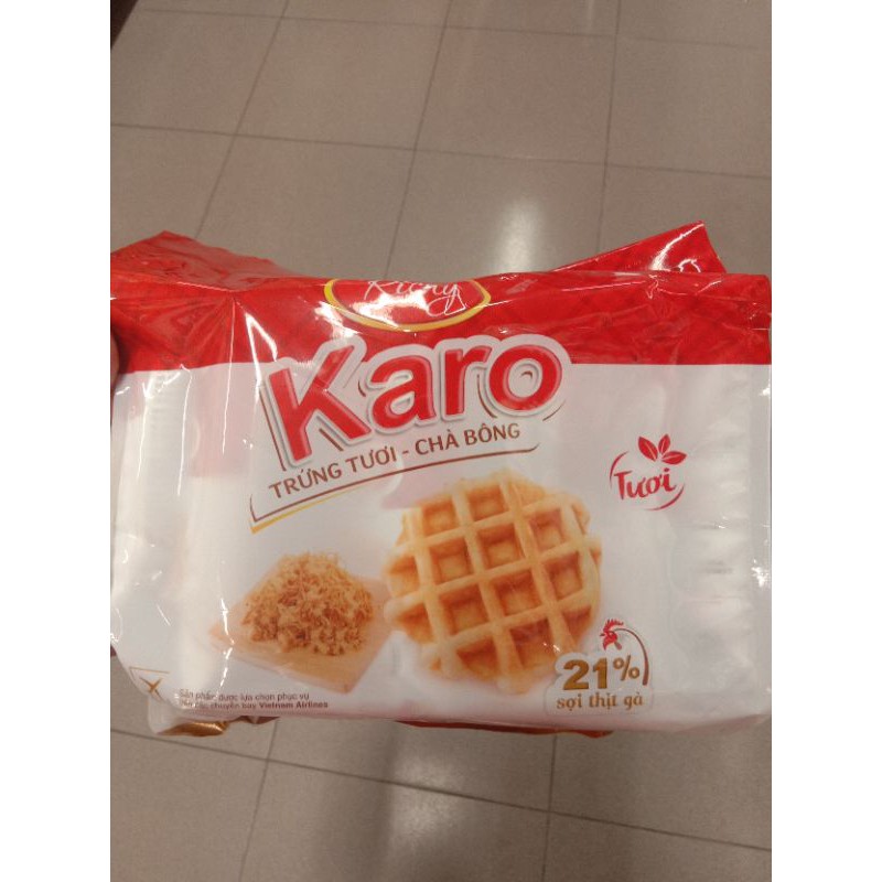 Bánh karo trứng chà bông tươi 156g (6 gói x 26g)