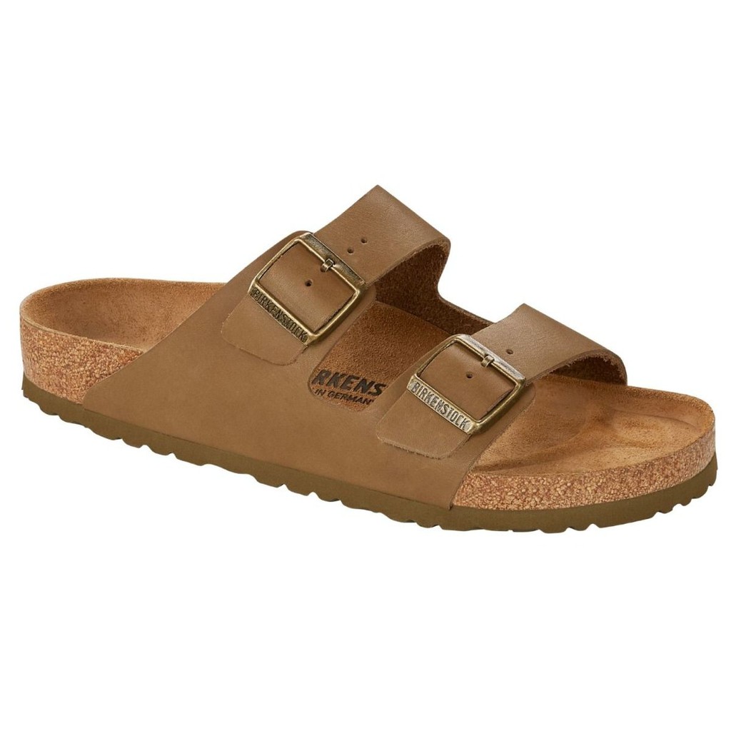 Dép Quai Ngang Nam Nữ Unisex Birkenstock Arizona 1017261 Màu Nâu