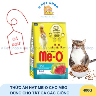 Thức ăn dạng hạt cho Mèo ME-O 350 Gram vị cá ngừ, hải sản, cá thu 350 Gram - a pet shop