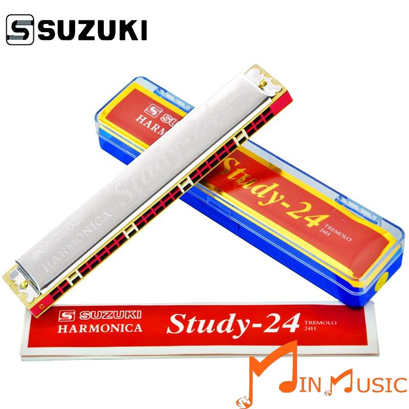 Kèn Harmonica Suzuki STUDY24 24 Lỗ I Hàng Chính Hãng