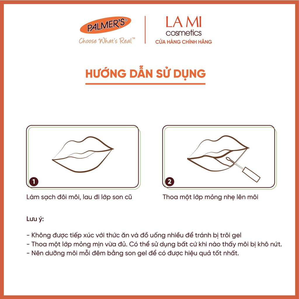 Gel dưỡng môi ngăn ngừa khô nứt nẻ hương Bạc hà Palmer's 10g