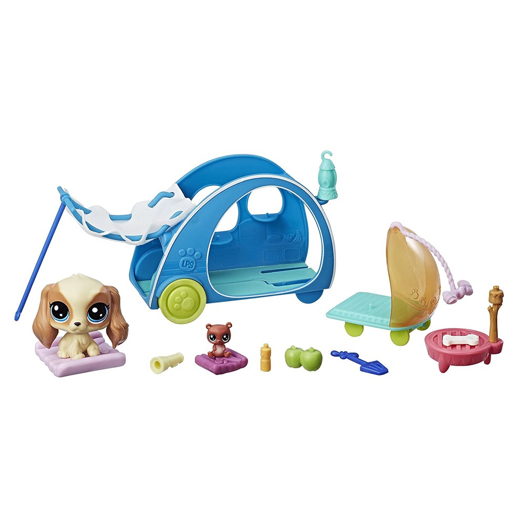 Đồ chơi LITTLEST PET SHOP - Xe cắm trại của Cozy Camper - Mã SP E2103/E0393