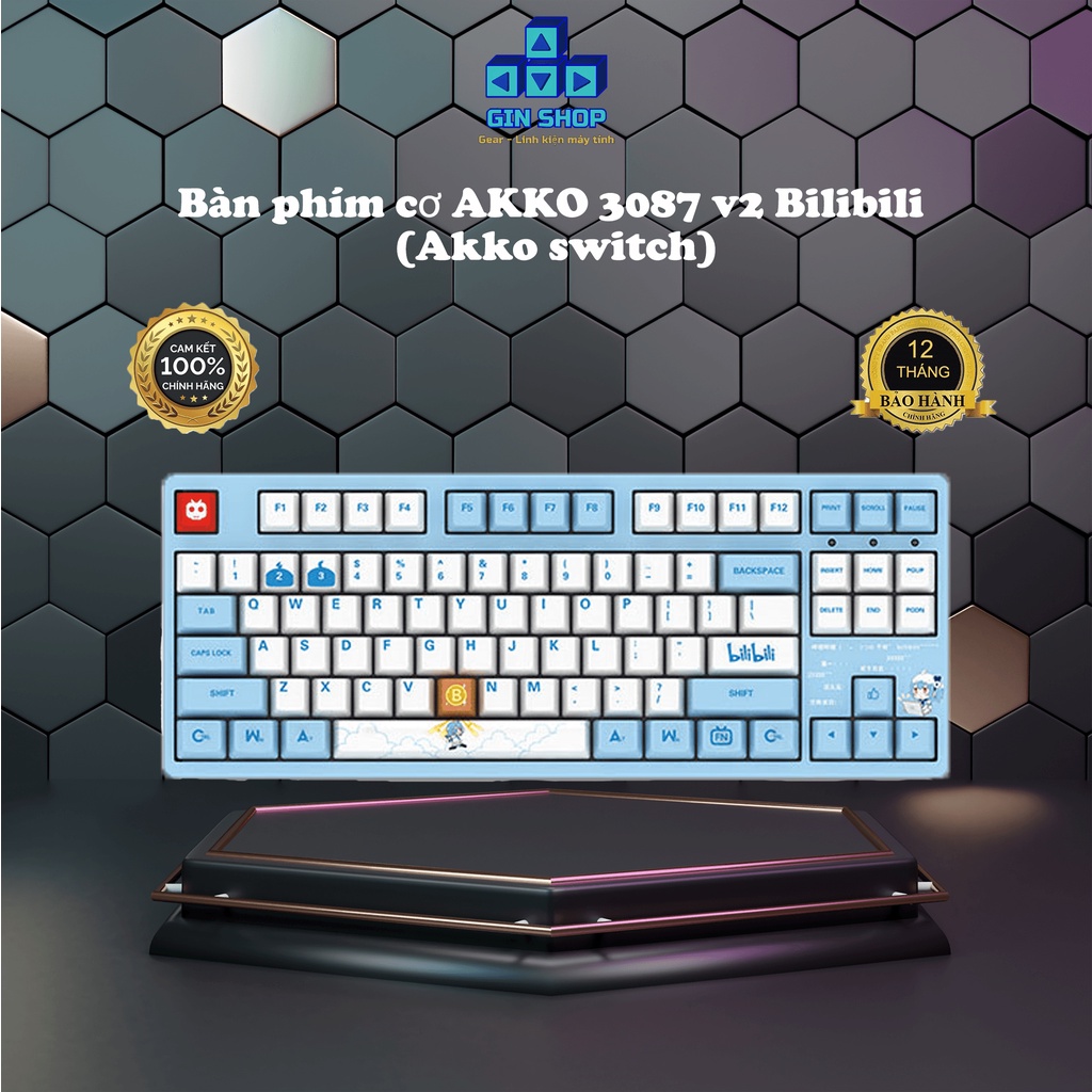 Bàn phím cơ AKKO 3087 v2 Bilibili (Akko sw v2)