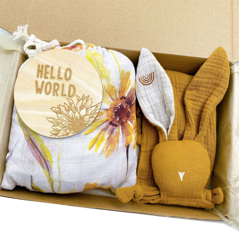 Bộ Tấm Lót Cũi Em Bé Bằng Cotton Chip Gỗ Kỷ Niệm