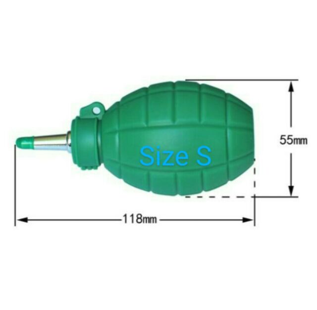 Bóng thổi bụi vệ sinh máy ảnh hình Bomber size L