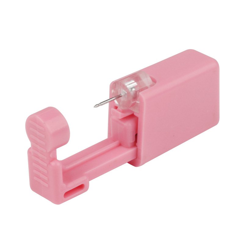 Set 12 Dụng Cụ Xỏ Khuyên Tai Bằng Thép Không Gỉ Sử Dụng Một Lần Cho Học Sinh