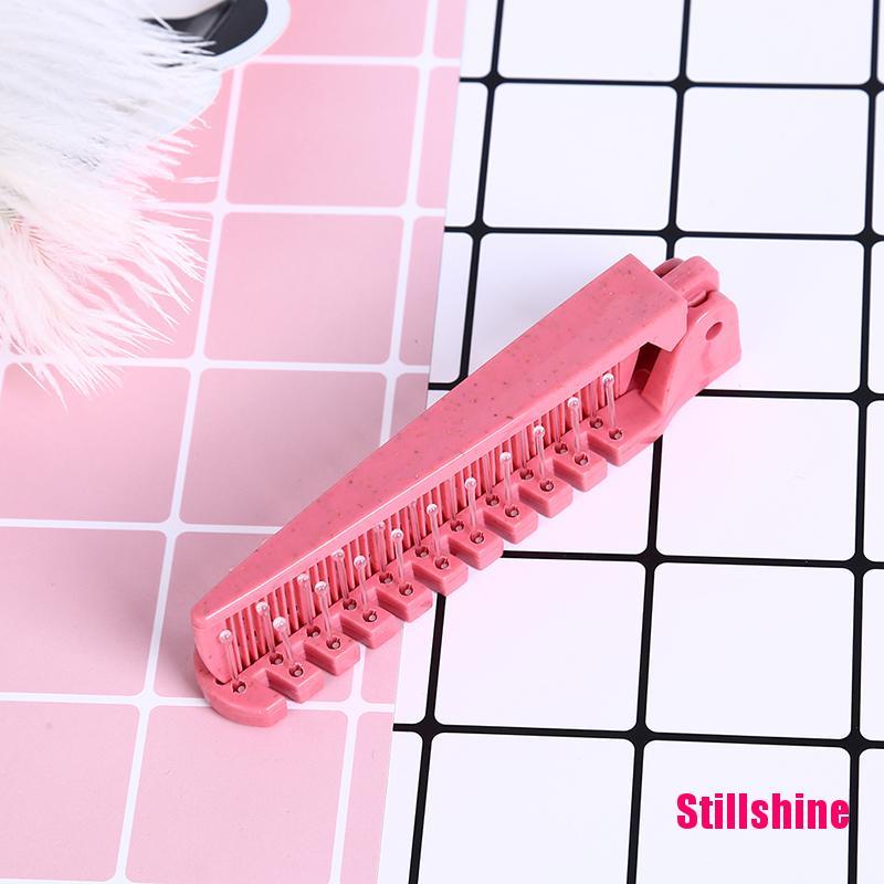 (Hàng Mới Về) Lược Chải Tóc Mát Xa Da Đầu Chống Tĩnh Điện Có Thể Gấp