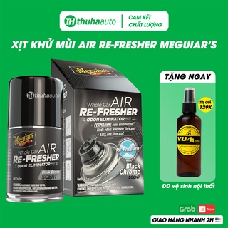 Xịt khử mùi ô tô Merguiars Air Refresher hương thơm nước hoa Black Chrome cao cấp diệt khuẩn khử mùi nội thất xe hơi