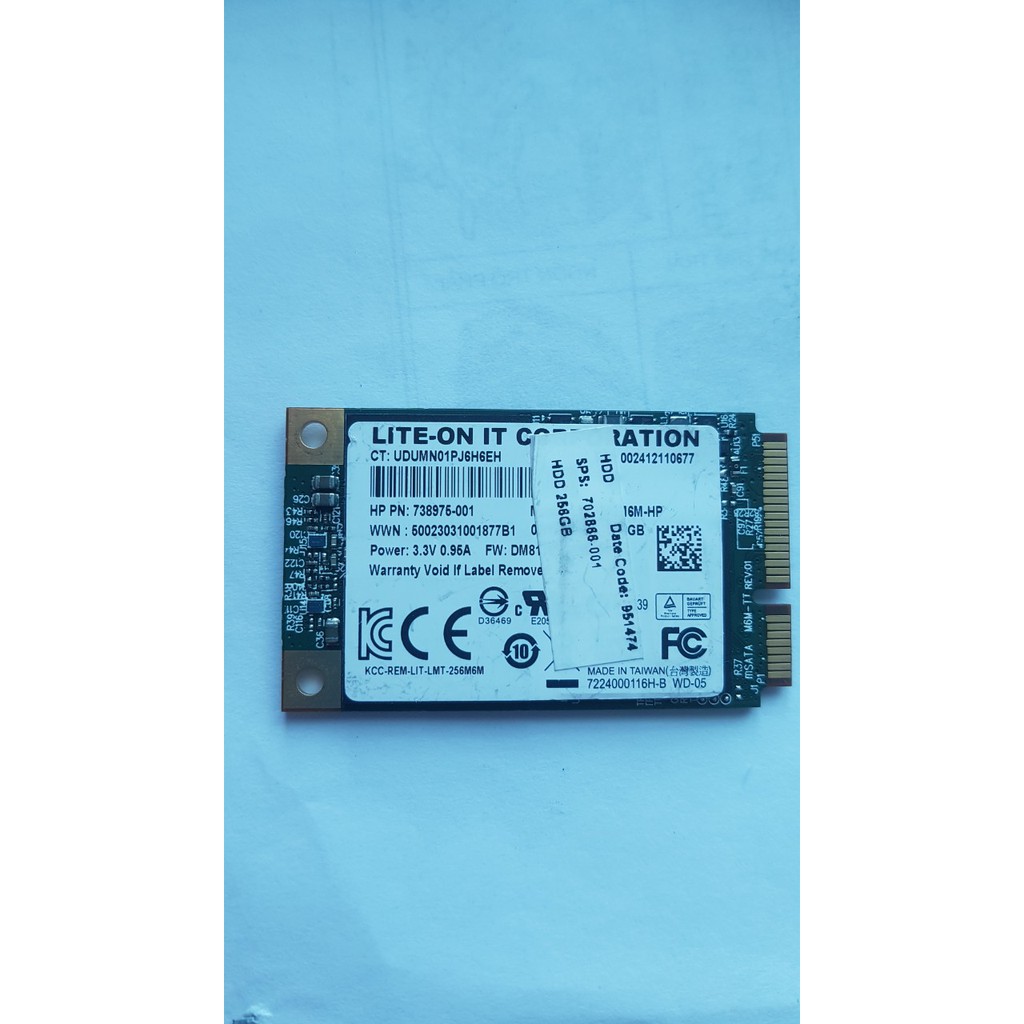 Ổ SSD Msata 32GB 64 GB 128GB 256GB - SAMSUNG LITEON SKhynix BH12T