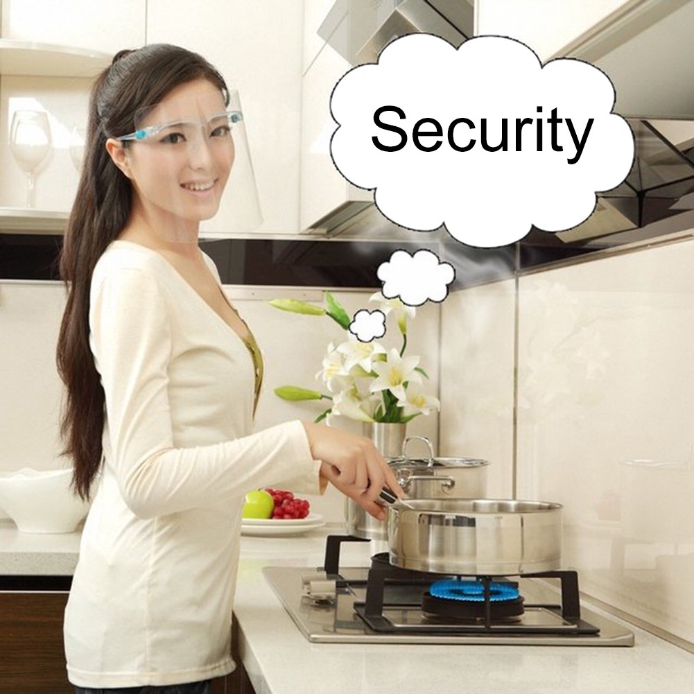 Mặt Nạ Nấu Ăn Trong Suốt Chống Sương Mù / Bắn Dầu Bảo Vệ Toàn Diện