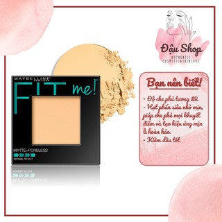 Phấn Phủ Mịn Nhẹ Kiềm Dầu Fit Me Matte Poreless Powder Maybelline New York 8.5g