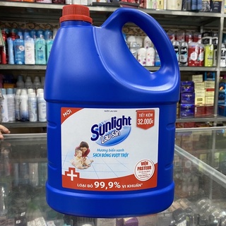 Nước Lau Sàn Sunlight diệt khuẩn hương biển xanh 3,6 kg
