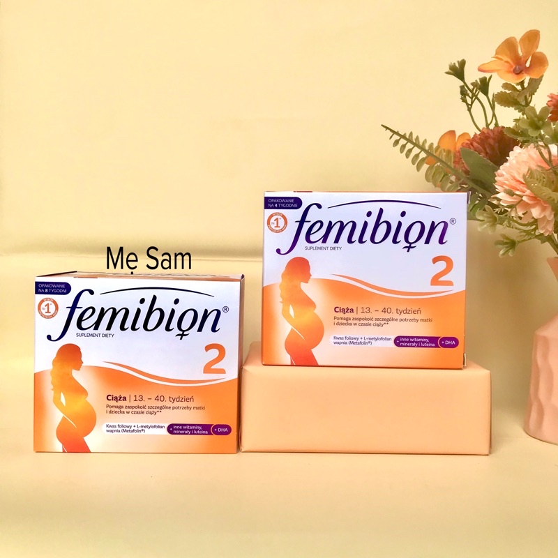 Femibion 2 Hộp 8 tuần dành cho giai đoạn từ 13w đến khi sinh