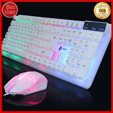 [Sale] Bộ Bàn Phím Giả Cơ và Chuột Chuyên Game Phím Vuông LIMEIDE GTX300 2017 Led 7 Màu