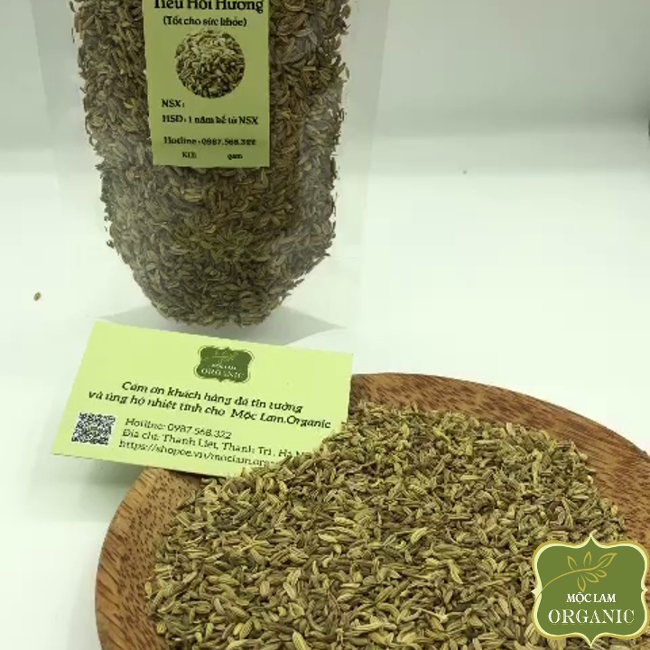 Gói Tiểu Hồi Hương, hạt tiểu hồi cao cấp Mộc Lam Túi zíp 500g - 1kg