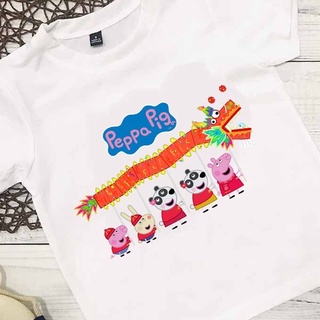  Áo thun in hình Gia đình Heo peppa cho bé đáng yêu giá rẻ vải đẹp 