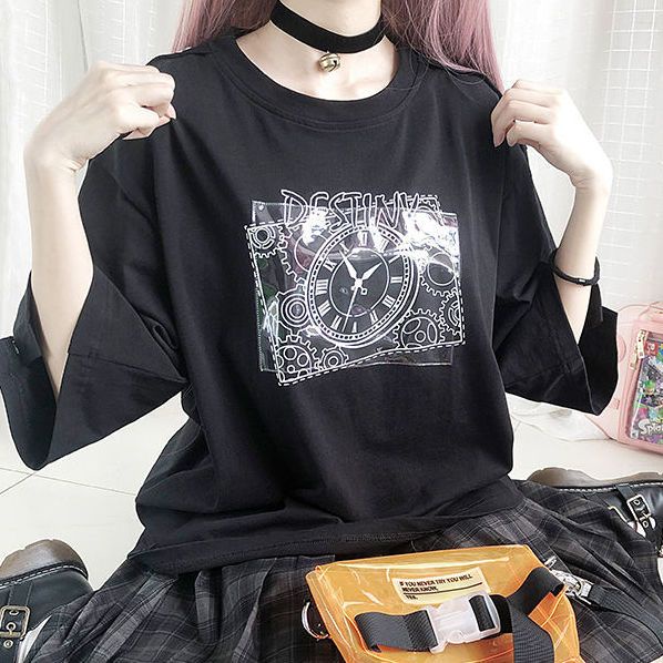 Áo Thun Cotton Tay Lửng Dài Hở Vai Thời Trang Mùa Hè Mới Dành Cho Nữ