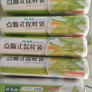 Cuộn 100 túi đựng thực phẩm sinh học