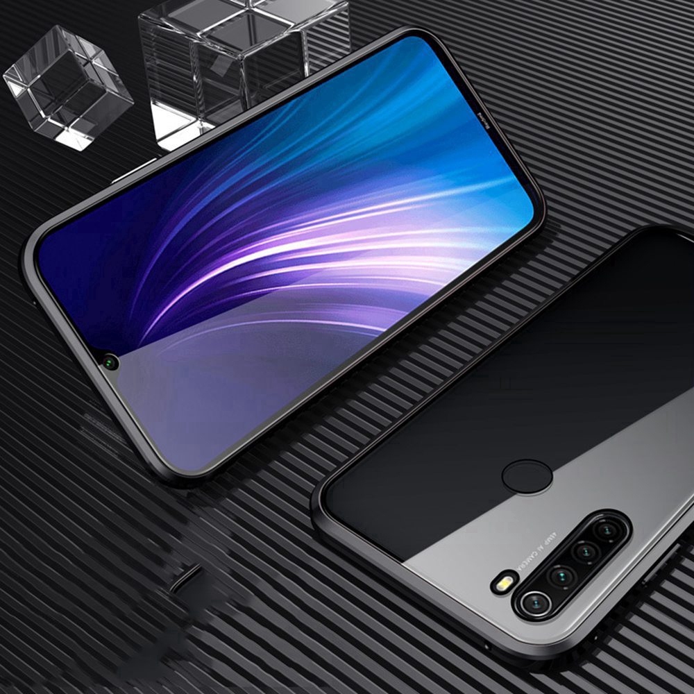 Xiaomi Redmi Note 8 Pro Cover Double Sided Tempered Glass Xiomi Redmi Note8 Magnetic Flip Case Full Protection Casing