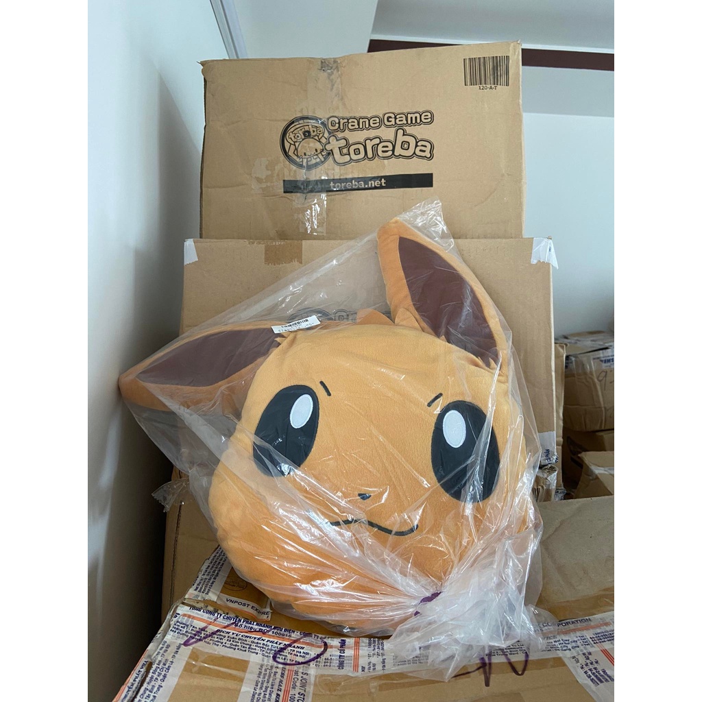 Pokemon Eevee Ba Lô Chính Hãng Gấu Bông Nhật Amuse Authentic