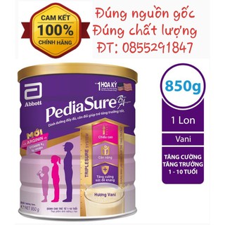 Chính hãng - sữa bột pediasure 850g date 2021.