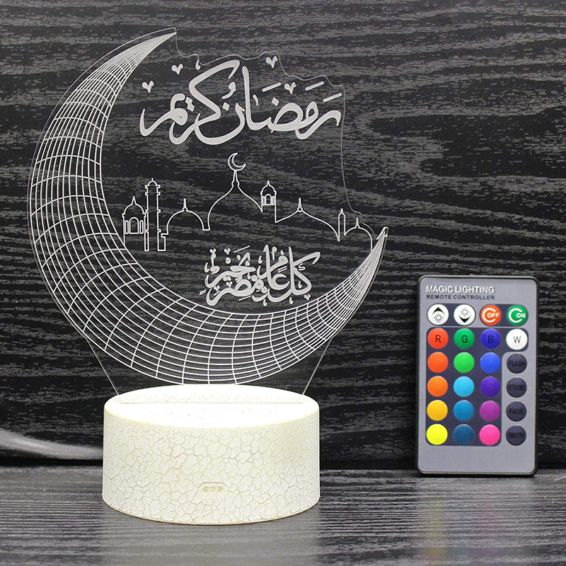 Đèn Led Để Bàn 3d Ramadan